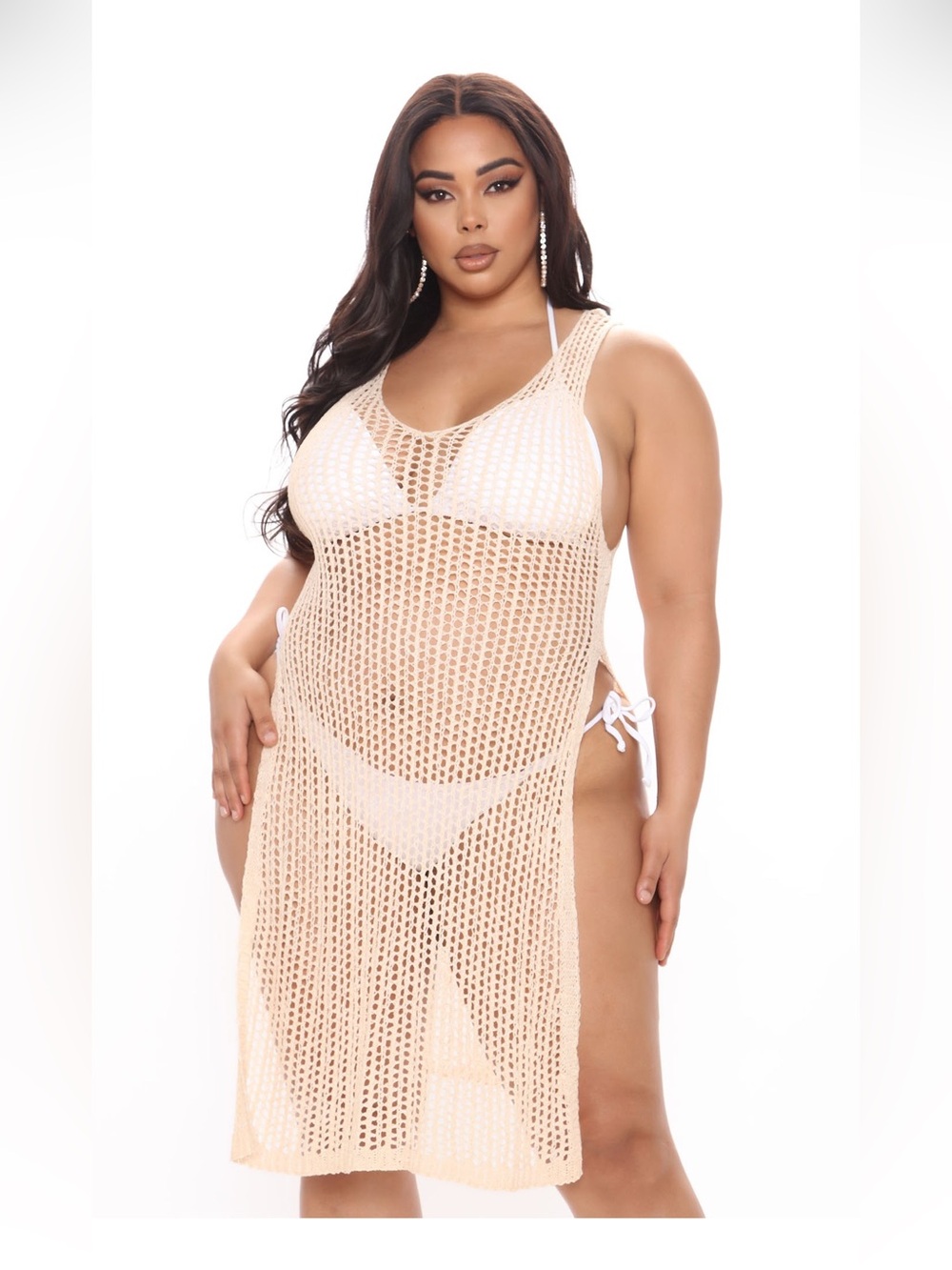 Open Knit Beach Cover-Up